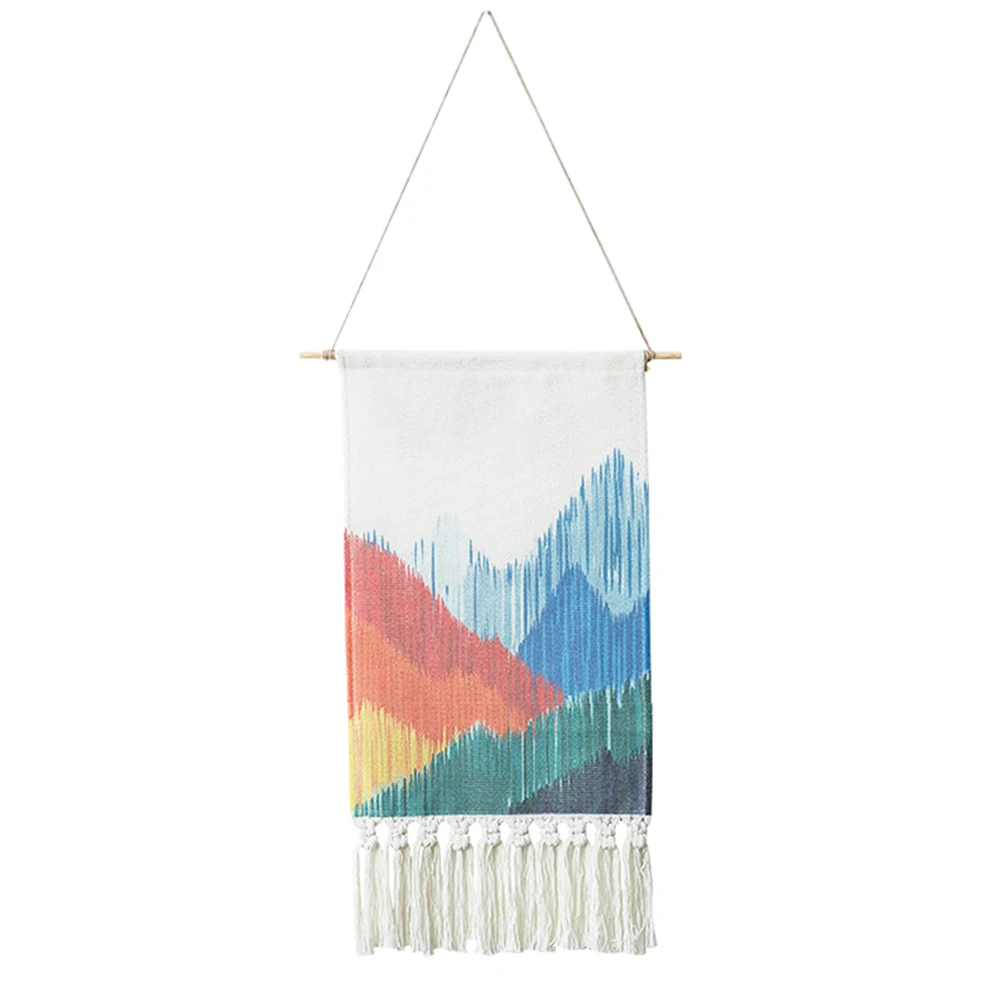Home Room Accessories Gift Wall Decoration Hanging Cloth Wooden Rod Office Geometric Pattern Art Decor Macrame Tapestry Simple
Home Room Accessories Gift Wall Decoration Hanging Cloth Wooden Rod Office Geometric Pattern Art Decor Macrame Tapestry Simple