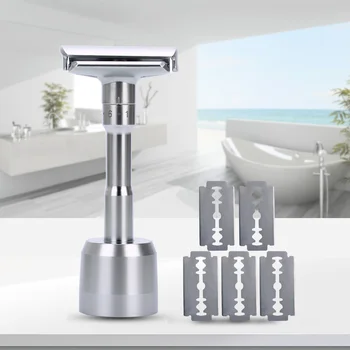 Double Sided Razor 1-6 Levels Adjustable Safety Double Edge Classic Mens Shaving Razor and Base Hair Removal Shaver 
Double Sided Razor 1-6 Levels Adjustable Safety Double Edge Classic Mens Shaving Razor and Base Hair Removal Shaver