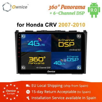 Ownice K3 K5 K6 Octa Core Andoid 9.0 Car DVD For Honda CRV CR-V 2006 - 2011 Radio Video GPS DVD Player 2G/32G 4G LTE Network
Ownice K3 K5 K6 Octa Core Andoid 9.0 Car DVD For Honda CRV CR-V 2006 - 2011 Radio Video GPS DVD Player 2G/32G 4G LTE Network
