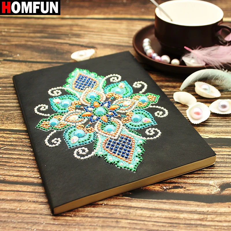 HOMFUN A5 Notebooks 5D DIY Diamond Painting Special Shape Diary Book Diamond Embroidery "Mandala" Rhinestones Decor Gift
HOMFUN A5 Notebooks 5D DIY Diamond Painting Special Shape Diary Book Diamond Embroidery "Mandala" Rhinestones Decor Gift