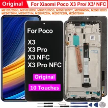 Écran LCD de remplacement, 10 Touches, NFC, sans Pixel mort, testé, Original, pour Xiaomi Poco X3 Pro=