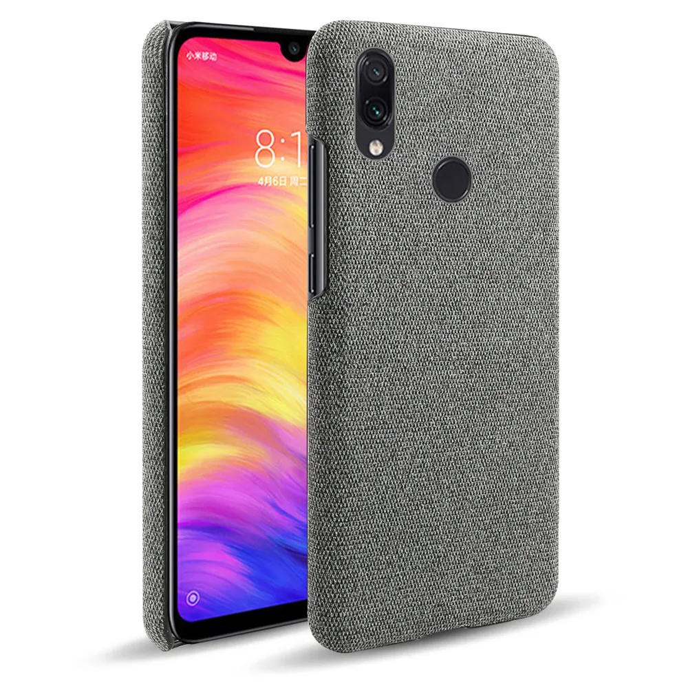 Тонкий тканевый текстурный чехол для Xiaomi Redmi Note 7, ультратонкий нескользящий чехол из ткани для Xiomi Redmi Note 7 Pro, чехол для Note7 7Pro 
Тонкий тканевый текстурный чехол для Xiaomi Redmi Note 7, ультратонкий нескользящий чехол из ткани для Xiomi Redmi Note 7 Pro, чехол для Note7 7Pro