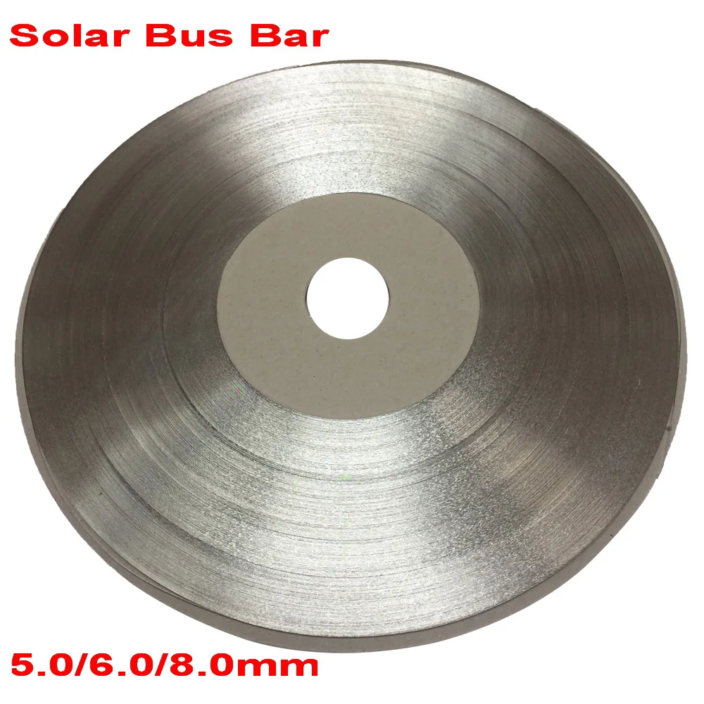 Фото 6.0mm 8.0mm 5.0mm solar bus bar Solar Bus Tabbing Wire PV Ribbons For DIY Panel Cells Solder | Электроника