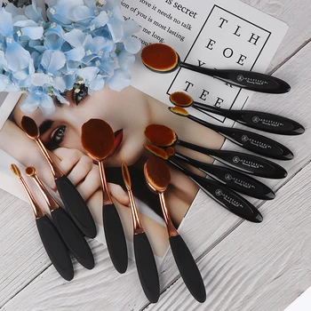 Profi 6Pcs Toothbrush Makeup Brushes Set Oval Cream Puff Brush Blush tools 
Profi 6Pcs Toothbrush Makeup Brushes Set Oval Cream Puff Brush Blush tools