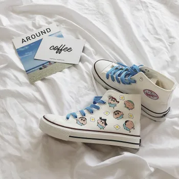 Anime Crayon Shin-chan Cute Peripheral Fashion Shoes Kawaii Printing Student Cosplay Plimsolls Costume Animation Derivatives
Anime Crayon Shin-chan Cute Peripheral Fashion Shoes Kawaii Printing Student Cosplay Plimsolls Costume Animation Derivatives