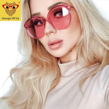 Oversized Sunglasses Women 2019 Vintage luxury Clear ocean lens Pink big frame Lady okulary Spectacles ladies Round sun glasses
Oversized Sunglasses Women 2019 Vintage luxury Clear ocean lens Pink big frame Lady okulary Spectacles ladies Round sun glasses
