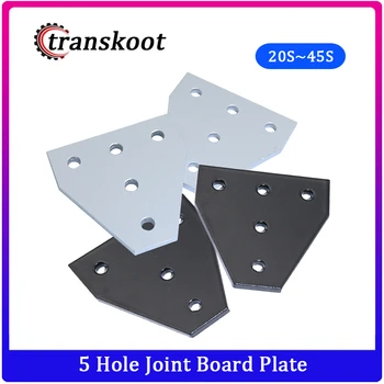 Strong Corner Angle Bracket Connection Joint Strip Board for Aluminum Profile 2020 3030 4040 4545 with 5 holes 
Strong Corner Angle Bracket Connection Joint Strip Board for Aluminum Profile 2020 3030 4040 4545 with 5 holes
