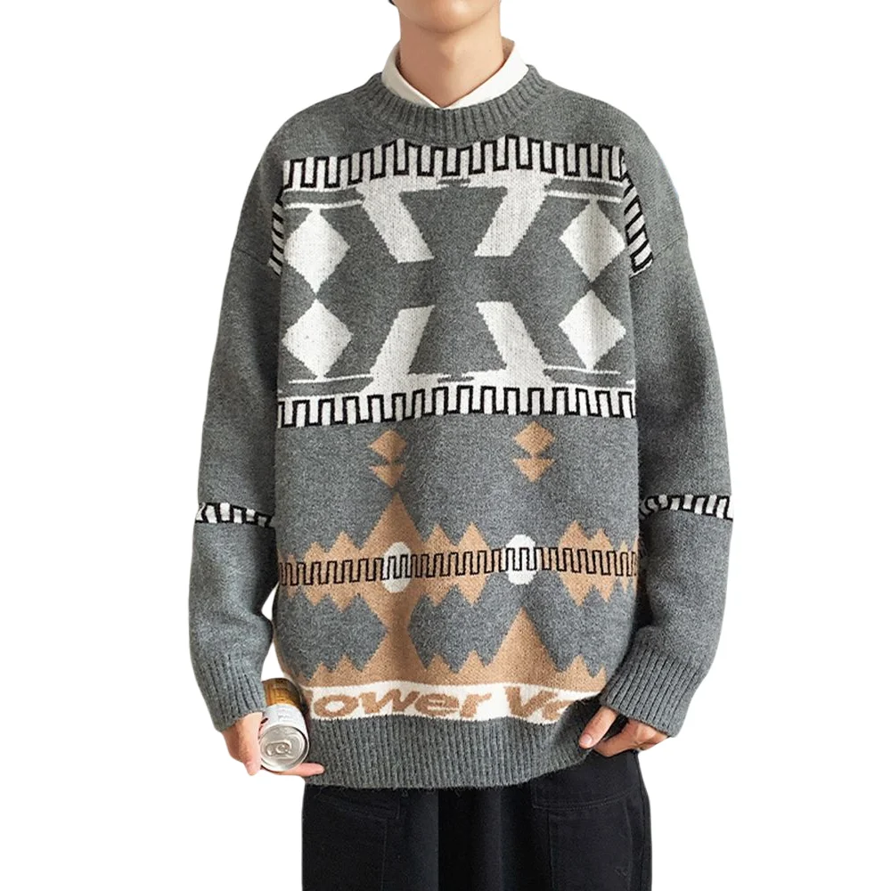 Winter Spring Men Warm Sweater Men O Neck Pullovers Top Sweaters Casual Mens Print Knitted Sweaters
Winter Spring Men Warm Sweater Men O Neck Pullovers Top Sweaters Casual Mens Print Knitted Sweaters