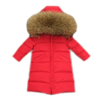 Children's long down jacket Natural raccoon big fur collar Girl winter pink coat thick Boys windproof down pike coat snowsuit
Children's long down jacket Natural raccoon big fur collar Girl winter pink coat thick Boys windproof down pike coat snowsuit