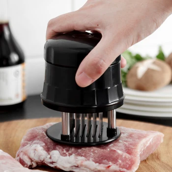 Household Stainless steel meat hammer Meat needle Eat steak tenderloin, break tendon, pierce eyes and knock meat Kitchen gadgets
Household Stainless steel meat hammer Meat needle Eat steak tenderloin, break tendon, pierce eyes and knock meat Kitchen gadgets