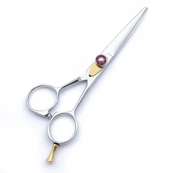 High quality 5.5 inch 440C Professional Hair scissors Sliver Cutting styling haircut scissors hairdressing scissors high-end
High quality 5.5 inch 440C Professional Hair scissors Sliver Cutting styling haircut scissors hairdressing scissors high-end