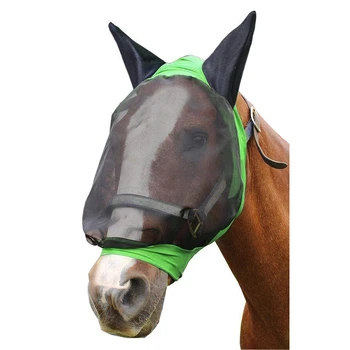 Comfort Soft Mesh Lycra Horse Fly Mask With Ears-Our Soft 4 Way Stretch Design Is Easy On Sensitive Ears&Eyes
Comfort Soft Mesh Lycra Horse Fly Mask With Ears-Our Soft 4 Way Stretch Design Is Easy On Sensitive Ears&Eyes