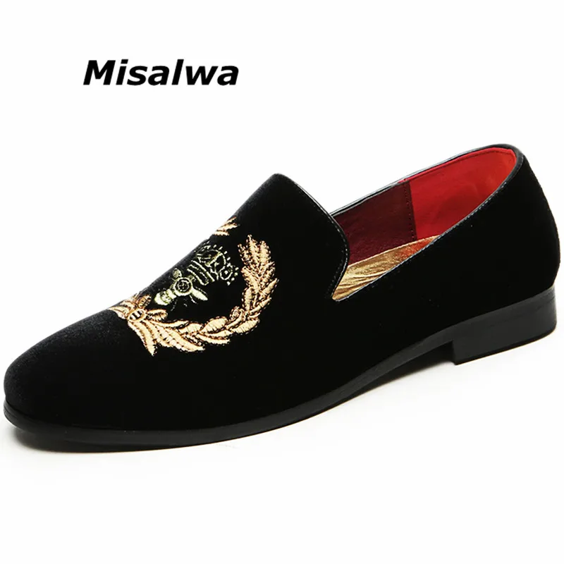 Misalwa 38-46 Flock Mens Shoes Summer Daily Loafers Embroid Men Flats Elegant Slip-on Gentleman Footwear Mocassin Homme
Misalwa 38-46 Flock Mens Shoes Summer Daily Loafers Embroid Men Flats Elegant Slip-on Gentleman Footwear Mocassin Homme