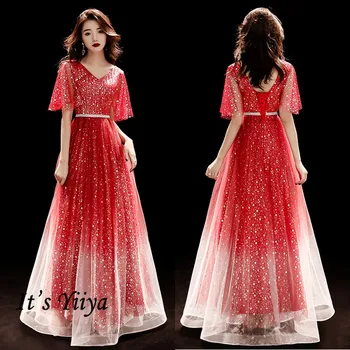 It's Yiiya Sequined Evening Gown Plus Size Elegant Floor-Length Evening Dress 2020 K350 Short Sleeve Tulle Dress Woman Party
It's Yiiya Sequined Evening Gown Plus Size Elegant Floor-Length Evening Dress 2020 K350 Short Sleeve Tulle Dress Woman Party