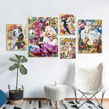 Disney Pink Panther Street Graffiti Pop Art Marilyn Monroe Poster Decoration Prints Canvas Painting For Living Room Home Decor
Disney Pink Panther Street Graffiti Pop Art Marilyn Monroe Poster Decoration Prints Canvas Painting For Living Room Home Decor