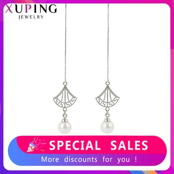 11.11 Xuping Stylish Elegant Shinning Drop Earrings Imitation Pearl Popular Design Jewelry Women Gifts S183.4-98126
11.11 Xuping Stylish Elegant Shinning Drop Earrings Imitation Pearl Popular Design Jewelry Women Gifts S183.4-98126