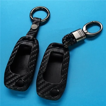1 Pcs Carbon Fiber Pattern Silicone Car Key Case Flip Key Cover Keychain for Ford Mondeo Explorer F150 F-250 F-350 F-450 F-550
1 Pcs Carbon Fiber Pattern Silicone Car Key Case Flip Key Cover Keychain for Ford Mondeo Explorer F150 F-250 F-350 F-450 F-550