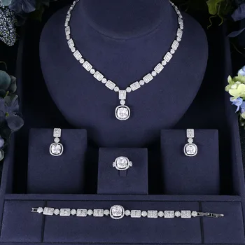 jankelly Hotsale African 4pcs Bridal Jewelry Sets New Fashion Dubai Jewelry Set For Women Wedding Party Accessories Design
jankelly Hotsale African 4pcs Bridal Jewelry Sets New Fashion Dubai Jewelry Set For Women Wedding Party Accessories Design