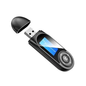 Bluetooth Audio Adapter Usb Bluetooth 5.0 Audio Adapter Bluetooth Receiver Transmitter 2 In 1 Hands-free Call Tape Display
Bluetooth Audio Adapter Usb Bluetooth 5.0 Audio Adapter Bluetooth Receiver Transmitter 2 In 1 Hands-free Call Tape Display