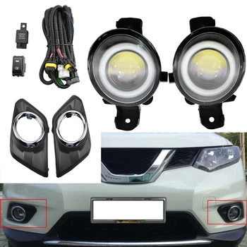 2pcs LED Front Fog Light For X-trail Rogue T32 2014 2015 2016 and wire Switch Harness Cover fog lights lamps frame cover
2pcs LED Front Fog Light For X-trail Rogue T32 2014 2015 2016 and wire Switch Harness Cover fog lights lamps frame cover