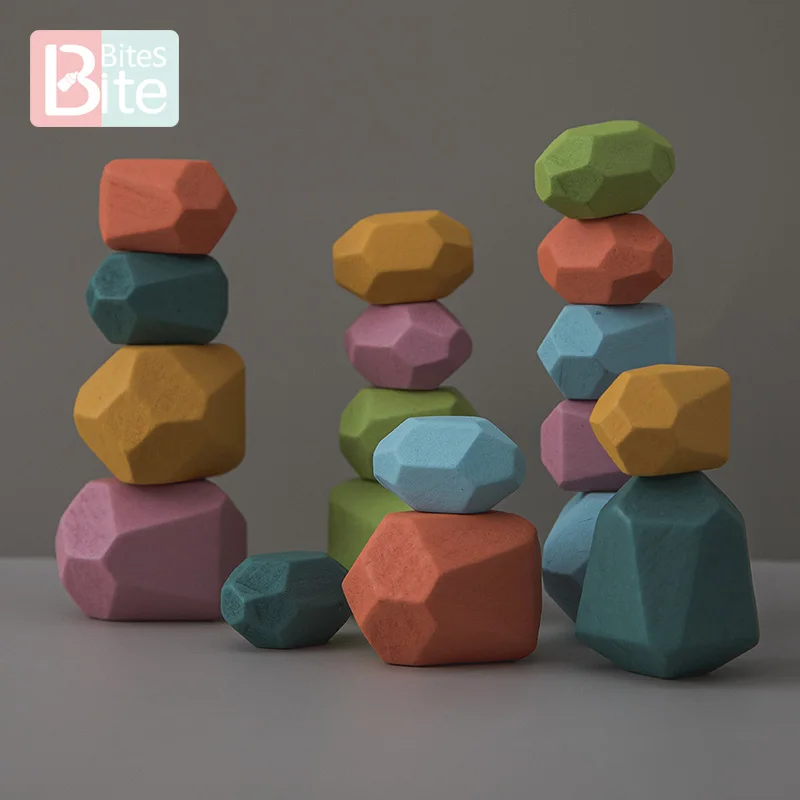 1set Wooden Toy Colored Stone Building Educational Wooden Toy Balancing Stacking Block Creative Nordic Style Baby Products Gifts
1set Wooden Toy Colored Stone Building Educational Wooden Toy Balancing Stacking Block Creative Nordic Style Baby Products Gifts
