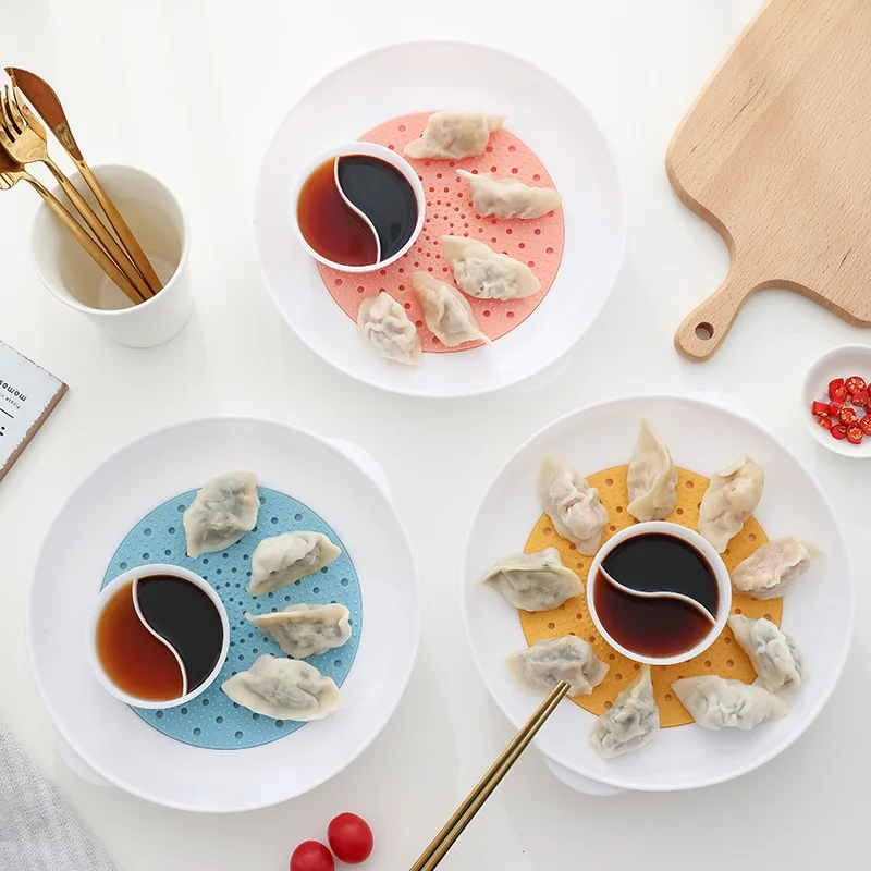 Creative 2 Layer Disc Tool with Mini Spices Dish Fruit Bowl Dumplings Dish Vegetable Snacks Fruit Plate Preservation Plate
Creative 2 Layer Disc Tool with Mini Spices Dish Fruit Bowl Dumplings Dish Vegetable Snacks Fruit Plate Preservation Plate