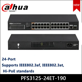 Dahua PFS3125-24ET-190 24-Port FE PoE+ 1-Port Gigabit Combo PoE Switch Supports IEEE802.3af, IEEE802.3at, Hi-PoE standards
Dahua PFS3125-24ET-190 24-Port FE PoE+ 1-Port Gigabit Combo PoE Switch Supports IEEE802.3af, IEEE802.3at, Hi-PoE standards