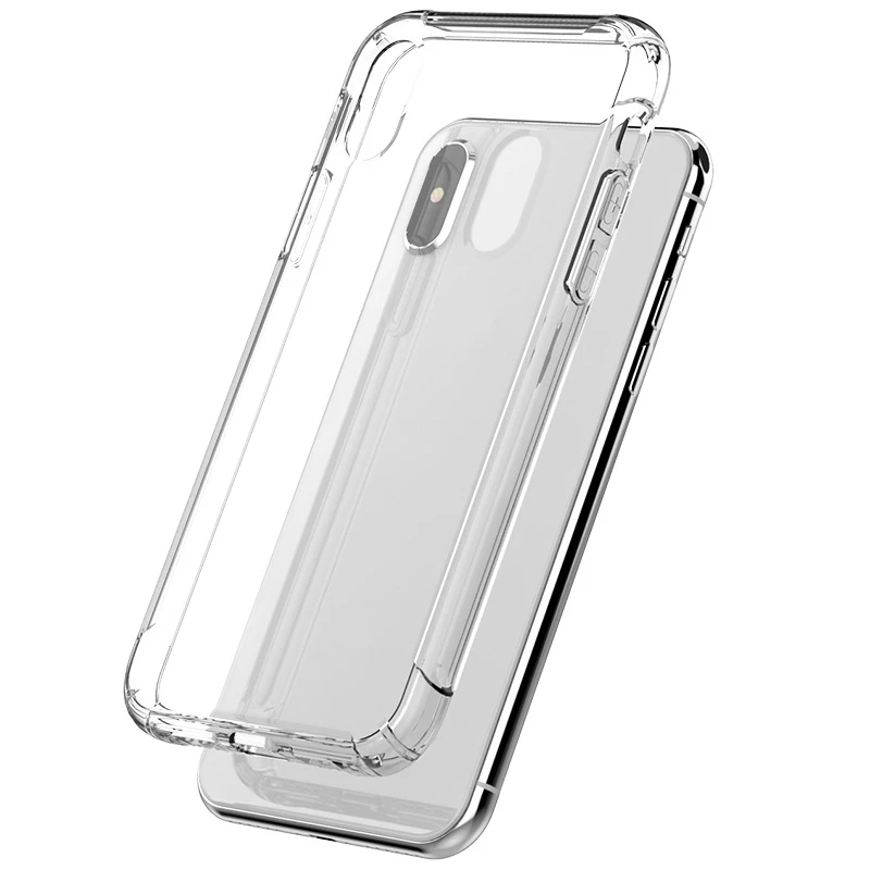 Противоударный прозрачный мягкий чехол из ТПУ Air Sac для iPhone X XR XS 11 12 Pro Max mini 5S 6 6S 7 8