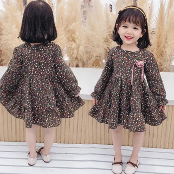 Spring and autumn summer new girls baby Korean net red comfortable creative fashion cotton floral princess baby dress 
Spring and autumn summer new girls baby Korean net red comfortable creative fashion cotton floral princess baby dress