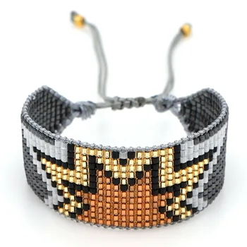 Bohemia Multicolor Seed Beads Wide Bracelet Handmade Adjustable Rope Charm Chain Bracelet Bangles For Women Men Jewellery
Bohemia Multicolor Seed Beads Wide Bracelet Handmade Adjustable Rope Charm Chain Bracelet Bangles For Women Men Jewellery