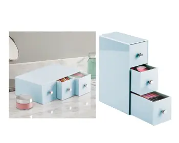 Bosphorus Cosmetic Organizer 3 Drawers Water Blue
Bosphorus Cosmetic Organizer 3 Drawers Water Blue