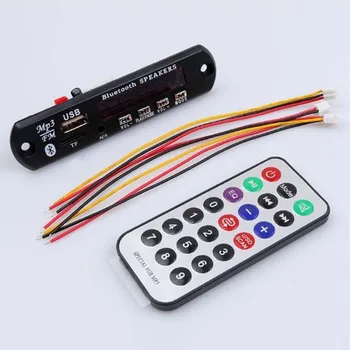 Wireless Bluetooth 12V MP3 WMA Decoder Board Audio Module USB TF Radio With Remote Control Car Accessories VDX99
Wireless Bluetooth 12V MP3 WMA Decoder Board Audio Module USB TF Radio With Remote Control Car Accessories VDX99