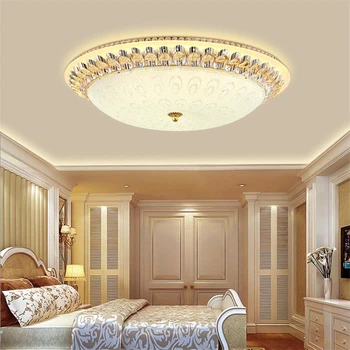 Modern LED Crystal Ceiling Light Circular Golden Ceiling Lamp Luminarias Rotunda Light for Living Room Aisle Corridor Kitchen AC
Modern LED Crystal Ceiling Light Circular Golden Ceiling Lamp Luminarias Rotunda Light for Living Room Aisle Corridor Kitchen AC