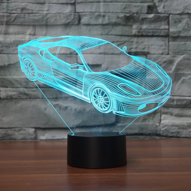 Ferrari Car Formula One 3D Visual Lamp 7 Colors Change Optical Illusion Touch Table LED Night Light Kids Gifts Home Decoration
Ferrari Car Formula One 3D Visual Lamp 7 Colors Change Optical Illusion Touch Table LED Night Light Kids Gifts Home Decoration