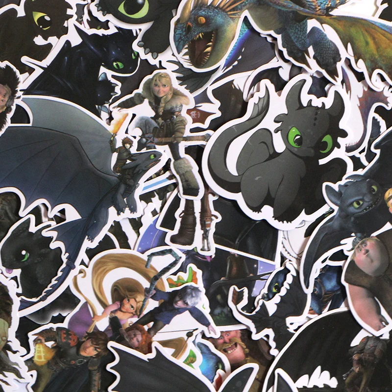 CA69 48pcs/set How to Train Your Dragon DIY Skateboard Graffiti Laptop badge Motorcycle Luggage Bags Accessories
CA69 48pcs/set How to Train Your Dragon DIY Skateboard Graffiti Laptop badge Motorcycle Luggage Bags Accessories