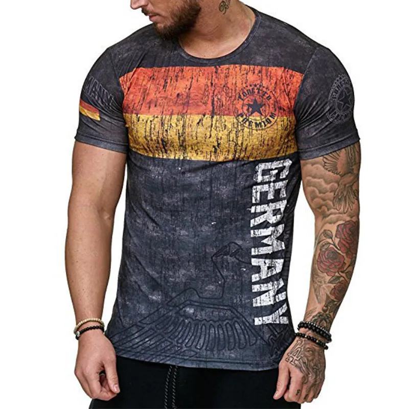 Summer Germany flag jerseys men shirts Swedish letter 3D printing men's t-shirt Breathable streetwear casual clothing XXS-6XL
Summer Germany flag jerseys men shirts Swedish letter 3D printing men's t-shirt Breathable streetwear casual clothing XXS-6XL