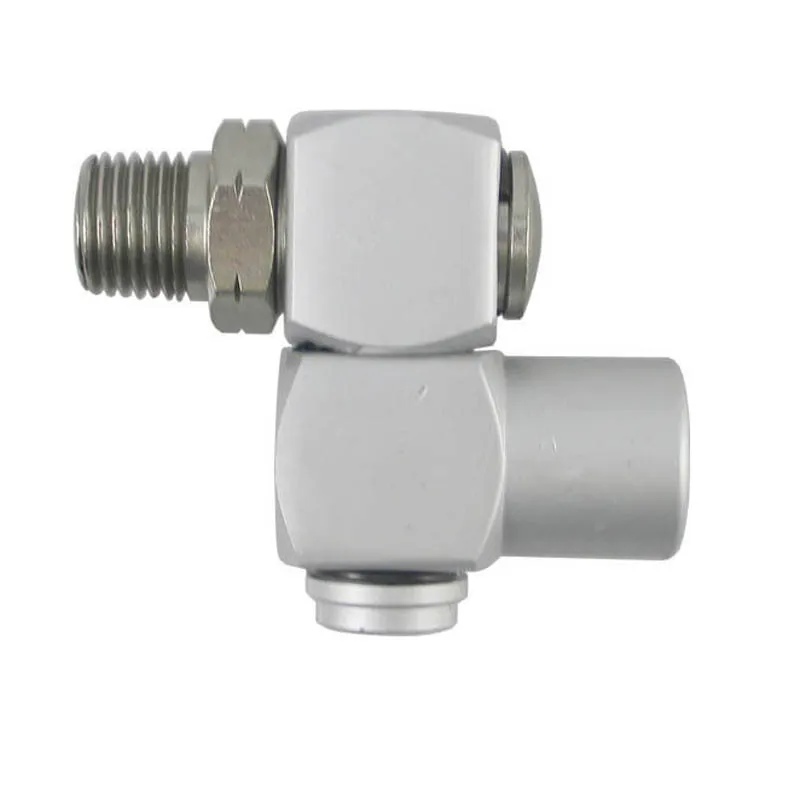 1/4" Pneumatic Part Universal 360 Swivel Air Hose Connector Adapter Flow Aluminum Alloy Tool
1/4" Pneumatic Part Universal 360 Swivel Air Hose Connector Adapter Flow Aluminum Alloy Tool
