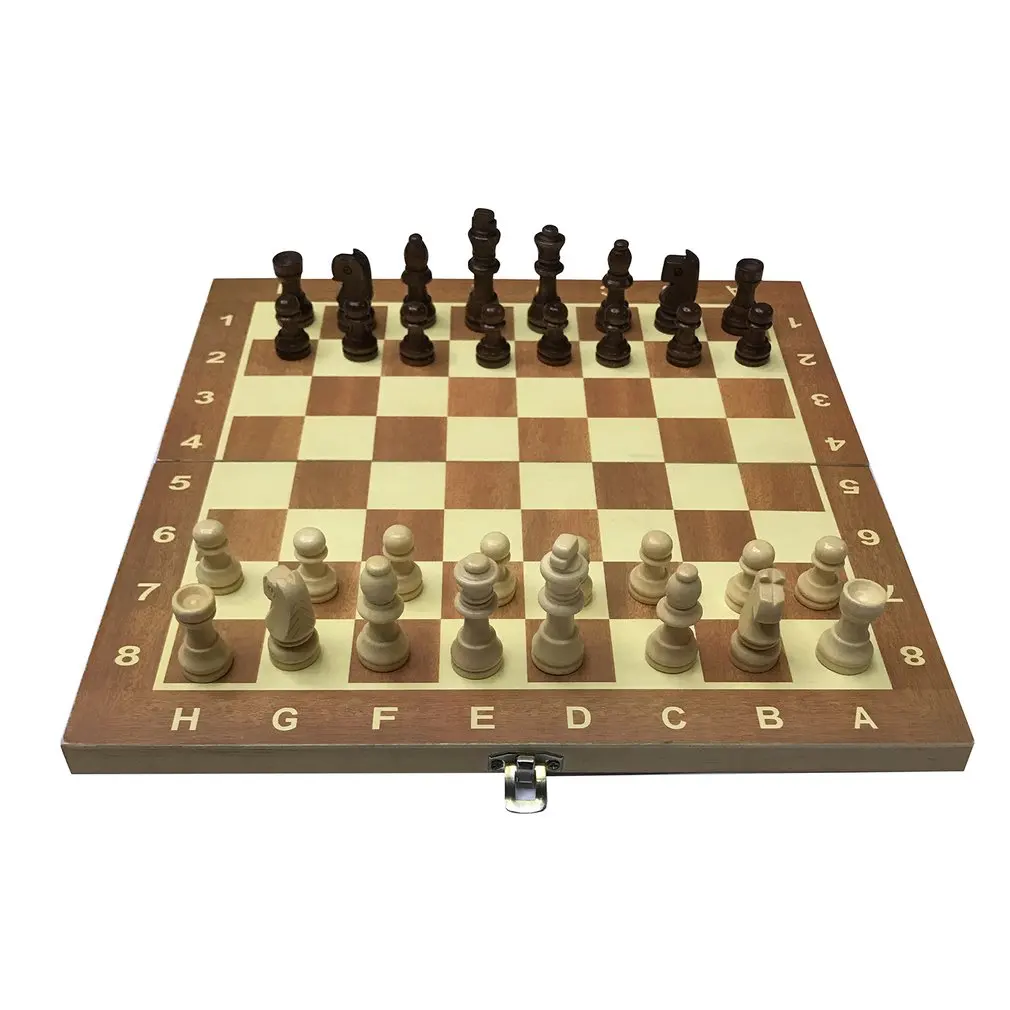 29cm Wooden Chessboard Folding Board Chess Game Funny International Chess Set For Party Family Activities
29cm Wooden Chessboard Folding Board Chess Game Funny International Chess Set For Party Family Activities