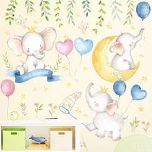 Cartoon Wall Stickers Children's Room Baby Bedroom Baby Elephant Balloon Animal School Kindergarten Decoration Elephant Jump
Cartoon Wall Stickers Children's Room Baby Bedroom Baby Elephant Balloon Animal School Kindergarten Decoration Elephant Jump