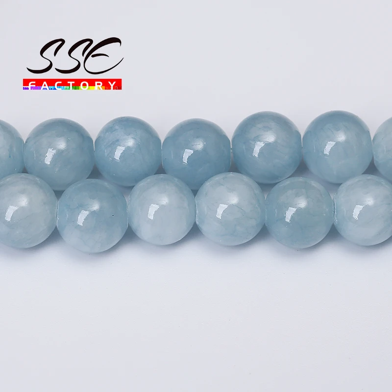 Natural Stone Blue Jades Beads Round Loose Spacer Beads For Jewelry Making DIY Bracelet Ear Studs Accessories 4 6 8 10 12mm 15''
Natural Stone Blue Jades Beads Round Loose Spacer Beads For Jewelry Making DIY Bracelet Ear Studs Accessories 4 6 8 10 12mm 15''