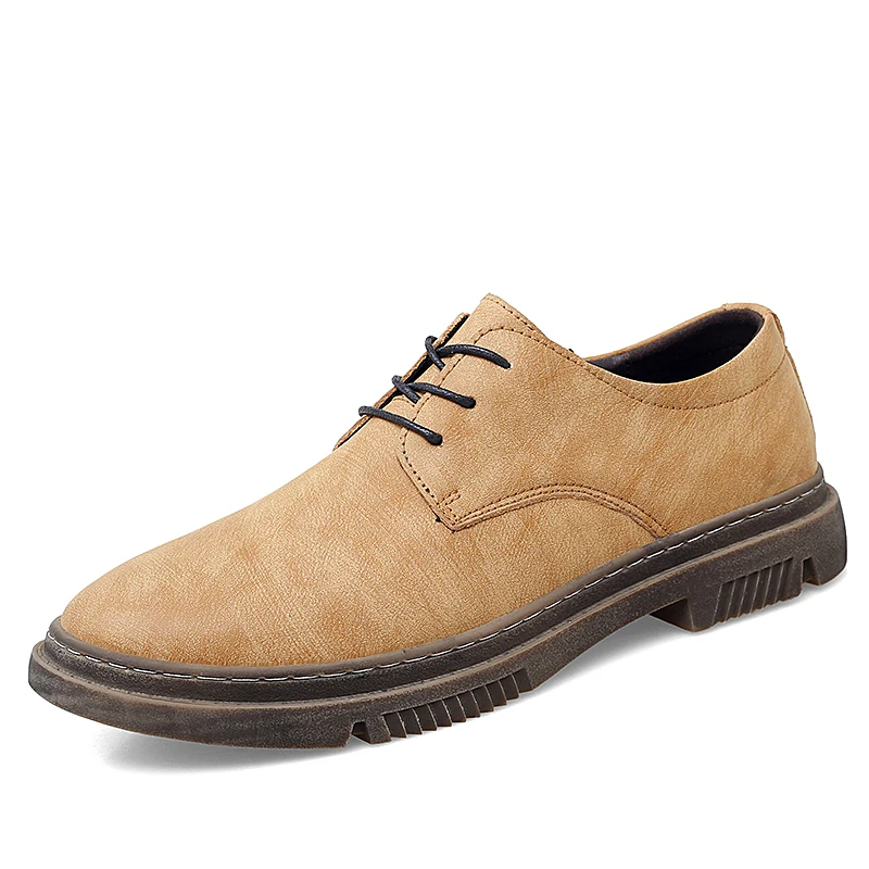Spring New High Quality Genuine Leather Shoes British trend business shoes male lace-up Flats Fashion Casual Work Shoes
Spring New High Quality Genuine Leather Shoes British trend business shoes male lace-up Flats Fashion Casual Work Shoes