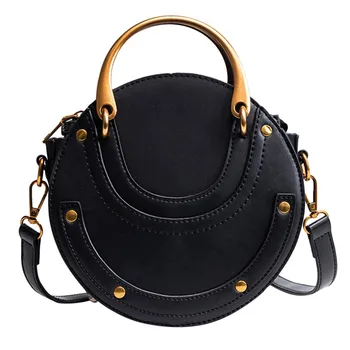 Women Handbag Small Round Bag Fashion Stitching Retro Handbag Shoulder Slung Handbag 2020 New Ladies Bags Hand Bags Tote Bag
Women Handbag Small Round Bag Fashion Stitching Retro Handbag Shoulder Slung Handbag 2020 New Ladies Bags Hand Bags Tote Bag