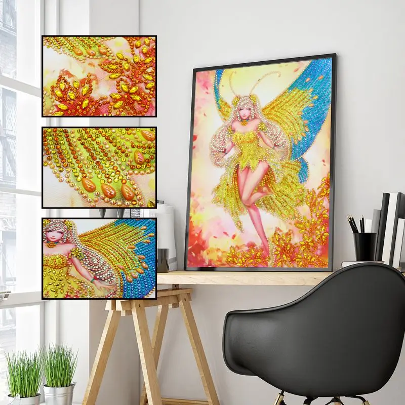 Fairy 5D Special Shaped Diamond Painting Embroidery Needlework Rhinestone Crystal Cross Craft Stitch Kit DIY
Fairy 5D Special Shaped Diamond Painting Embroidery Needlework Rhinestone Crystal Cross Craft Stitch Kit DIY