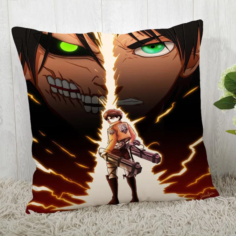 Custom Pillow Cases Attack on Titan Square Pillowcase Christmas Zippered Pillow Cover 40*40cm,45*45cm(One Side)
Custom Pillow Cases Attack on Titan Square Pillowcase Christmas Zippered Pillow Cover 40*40cm,45*45cm(One Side)
