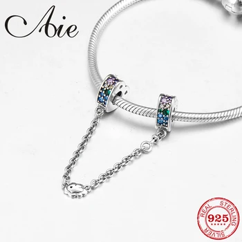 Fashion Creative 925 Sterling Silver Colourful CZ fine Safety Chain Beads Fit European Charms Bracelet Jewelry making
Fashion Creative 925 Sterling Silver Colourful CZ fine Safety Chain Beads Fit European Charms Bracelet Jewelry making