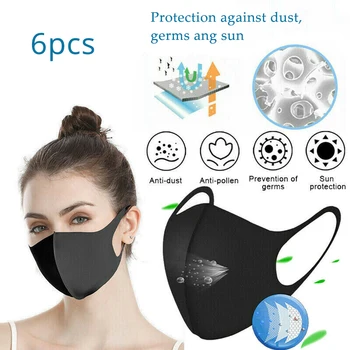 6pcs Washable Reusable Cycling Face Masks Warm Wind Proof Anti Dust Bicycle Mouth Masks Outdoor Sport Unisex Men and Women Masks
6pcs Washable Reusable Cycling Face Masks Warm Wind Proof Anti Dust Bicycle Mouth Masks Outdoor Sport Unisex Men and Women Masks
