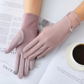 Lady Lace Sunscreen Gloves Women Elegant Summer Stretch Touch Screen Glove Breathable Anti Uv Slip Resistant Driving Gloves New 
Lady Lace Sunscreen Gloves Women Elegant Summer Stretch Touch Screen Glove Breathable Anti Uv Slip Resistant Driving Gloves New