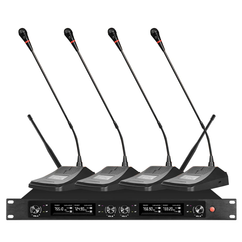 ORBAN Professional Wireless Microphone System UHF4 Channel 4 Conference Condenser Microphone Lecture School School Microphone
ORBAN Professional Wireless Microphone System UHF4 Channel 4 Conference Condenser Microphone Lecture School School Microphone