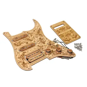 Yibuy Multicolor Maple Guitar Protective Pickguard SSH Style Carved
Yibuy Multicolor Maple Guitar Protective Pickguard SSH Style Carved