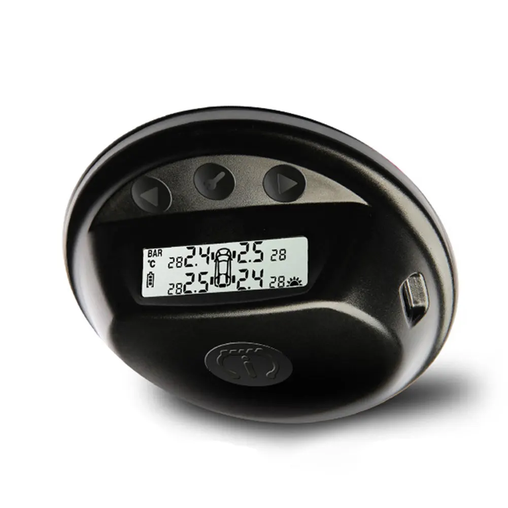 Temperature Tire Pressure Monitor Wireless Solar Powered Alarm System Adjustable Durable Vibration LCD Display Automatic Sleep
Temperature Tire Pressure Monitor Wireless Solar Powered Alarm System Adjustable Durable Vibration LCD Display Automatic Sleep